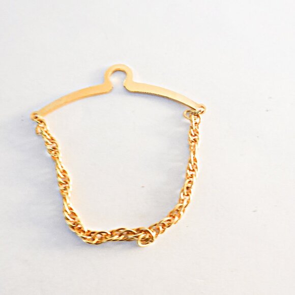 VTG  Tie Bar with Accent Chain - Picture 1 of 2